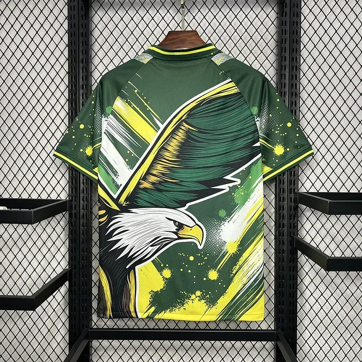 Maillot Brésil Concept Vert Jaune Aigle 2024-25