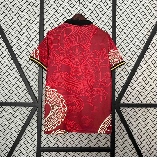 Maillot 2024/25 Real Madrid Concept Dragon Rouge