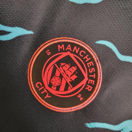 Maillot Manchester City extérieur 2023 2024 manches longues