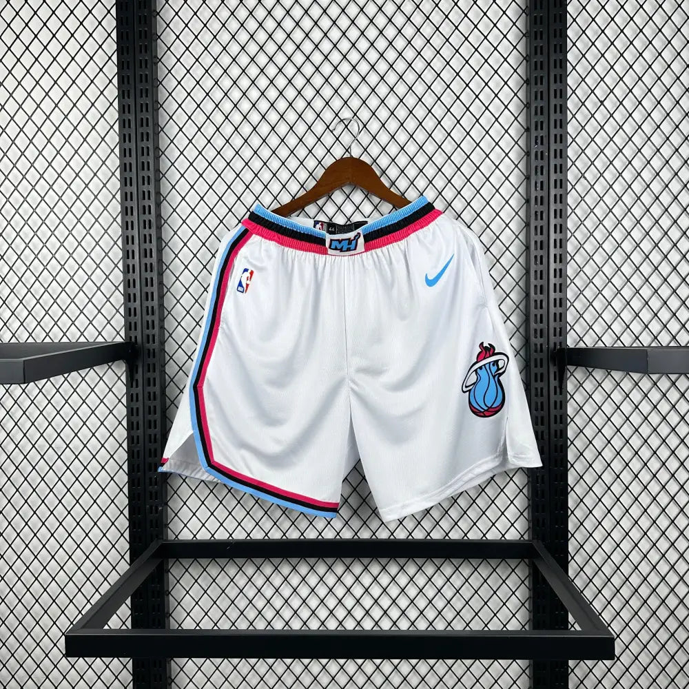Short Miami Heat Blanc